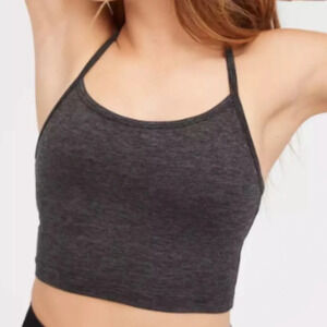 Aerie the hugger brami long line bra tank olive daze